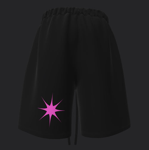 Baggy black shorts pure racing